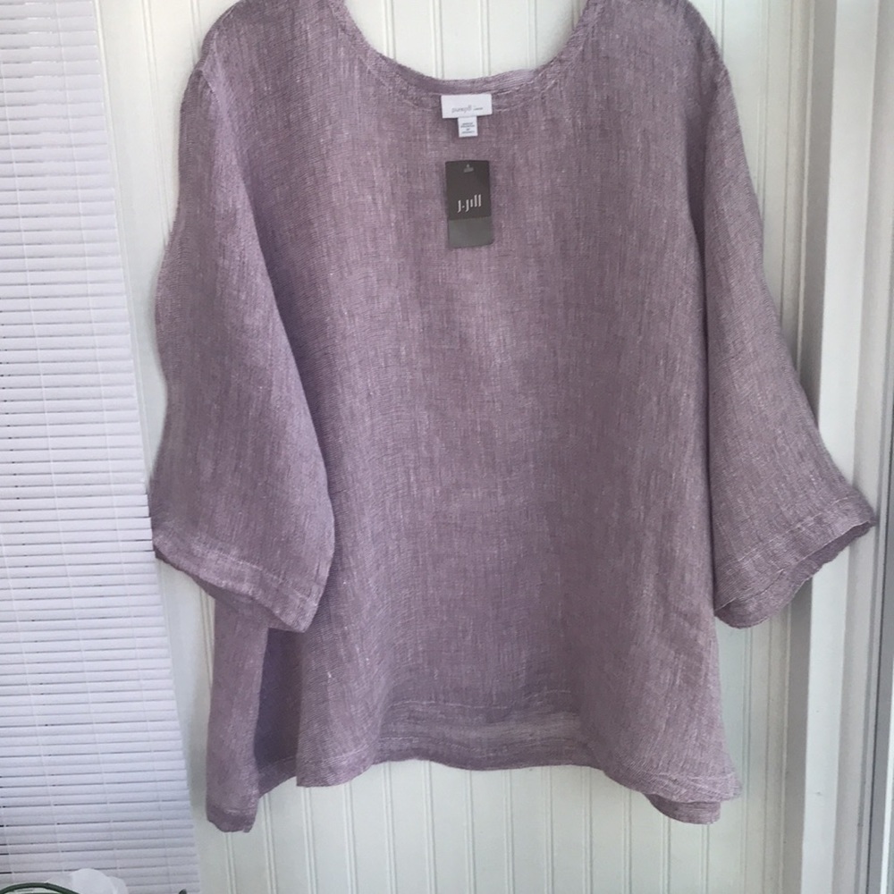 Pure JJill Linen top 3X